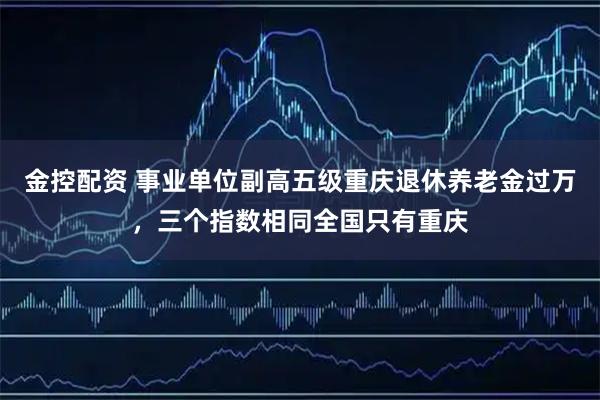 金控配资 事业单位副高五级重庆退休养老金过万，三个指数相同全国只有重庆